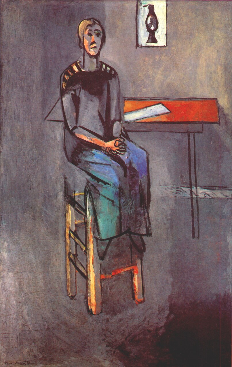 Henri Matisse - Woman on a High Stool 1914